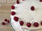 Layer cake vanille framboises