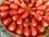 Tarte fraises basilic