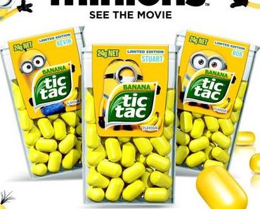 Les Tic-Tac MINIONS goût Bananas débarquent