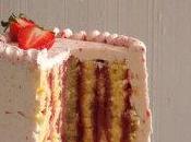 Layer cake verticale fraise