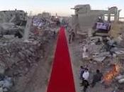 [VIDEO] Tapis rouge beau milieu ruines Gaza, pied Festival Cannes