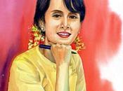 ANNIVERSAIRE, AUNG KYI! Dame Rangoun" fête dans liesse toutes Birmanes Birmans.