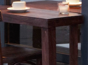 half-indoor, half-outdoor table