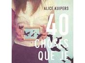 choses veux dire d'Alice Kuipers