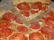 Tarte tomate, chèvre moutarde