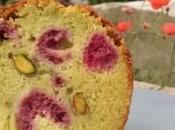 Cake sans gluten pistache framboises