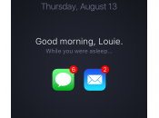 Concept l’écran verrouillage l’iPhone repensé