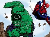 Colorisation Hulk Spiderman