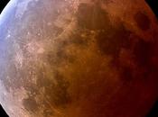 Eclipse totale Lune observez dégradés couleurs