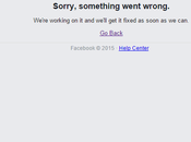 Facebook down pour deuxième fois semaine!