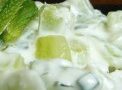 Salade fraicheur concombre menthe