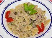 Farfalle thon, câpres basilic