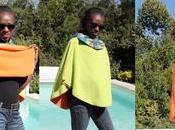 Poncho africain, wax, must have l’automne