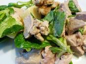 Salade Dinde Noix Moutarde