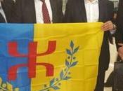 Lever drapeau officiel kabyle devant siège l'ONU