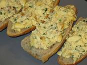 Tartines oeufs brouillés kiri