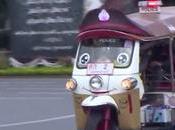 Bangkok Touk-Touk police tourist, roule [HD]