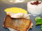 Filet cabillaud sauce safran
