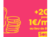 Sosh l’option +2Go d’Internet 1€/mois jusqu’au janvier