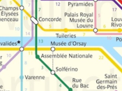 carte Métro avec temps marche entre chaque station