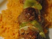 Brochettes boulettes boeuf érable