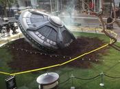 soucoupe volante s’écrase Angeles pour promouvoir suite X-Files