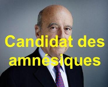 Juppé, le candidat des amnésiques