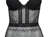 Whish List Lingerie Saint Valentin body dentelle noire pour Balance