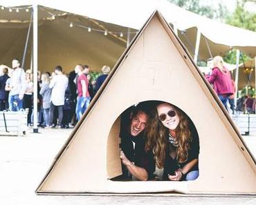KarTent, le concept de tente en carton pour les festivals en plein air