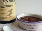 crème dessert sans gluten cacao Flavochino konjac kcal (diététique, sucre beurre lait, riche fibres)