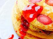 Pancakes moelleux fraises