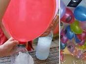 Astuce pour gonfler ballons flottants sans hélium. Incroyable!