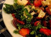 Salade légumes d'hiver four fauxmage chèvre