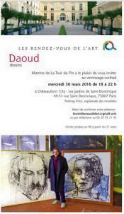 Rendez-Vous l’Art Exposition DAOUD Chateauform’City partir Mars 2016