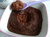 bowl cake hyperprotéiné chocolat noisette amande avec avoine psyllium (diététique, végétarien, sans gluten, riche fibres)