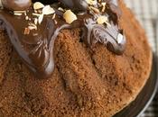 Chiffon cake chocolat pour Pâques.
