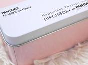 Birchbox mois d’avril Happiness Therapy Pantone