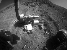 Mars, Opportunity évite déraper observe colonne poussière