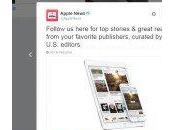 compte Apple News désormais actif Twitter