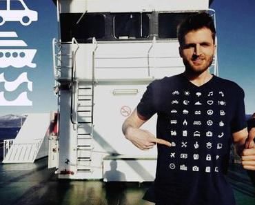 IconSpeak, 40 icônes universelles sur un t-shirt pour communiquer dans le monde entier