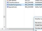 Comment rendre menu Démarrer transparent sans effet flou