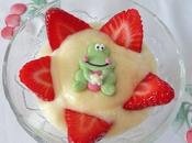 Coupes fraises crème citron