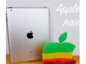Insolite cuisiner cake couleurs logo Apple arc-en-ciel