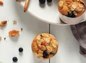 Muffins myrtilles, amandes pomme terre