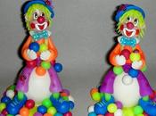 P'tite déco avec clown fluo porcelaine froide