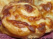 petits choux feuilletés bacon fromage