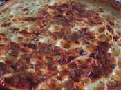 Quiche jambon mouliné, moutarde l'ancienne petits pois