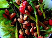 Salade fraises d'asperges