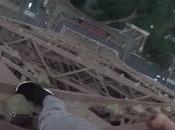 escaladent tour Eiffel sans aucune assurance