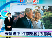 point l'évocation abdication l'Empereur Japon Akihito.